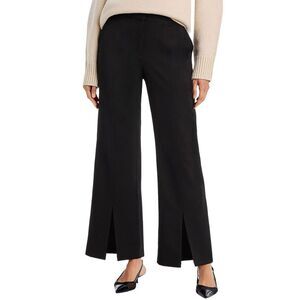 T Tahari Womens Wide-Leg Ankle Pants 10 Black - NWT $88